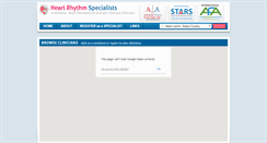Desktop Screenshot of heartrhythmspecialists.org