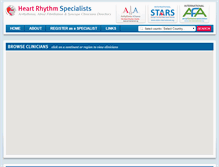 Tablet Screenshot of heartrhythmspecialists.org